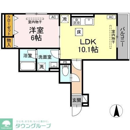 パラディーゾ湘南の物件間取画像